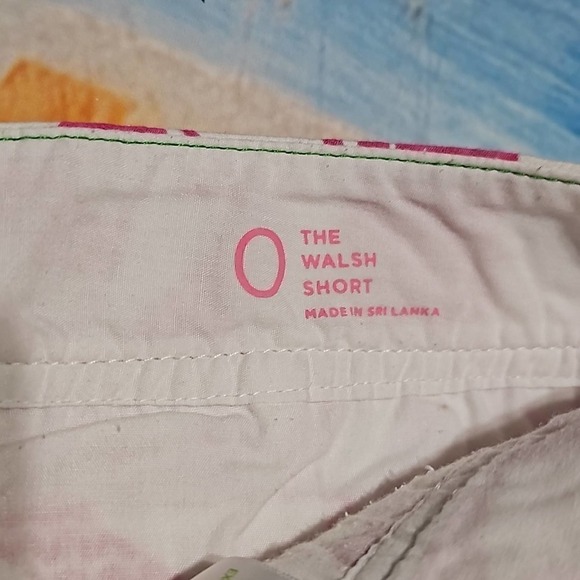 Lilly Pulitzer Pink White‎ Design Shorts Size 0 - Picture 3 of 5